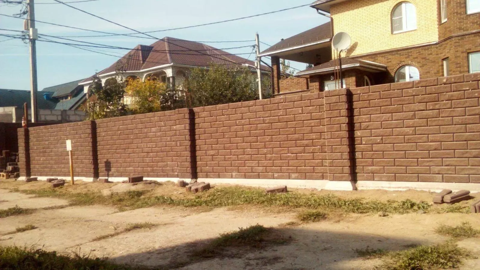 Забор для частного дома — фото 8
